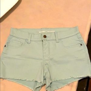 Old navy mint color boyfriend style shorts